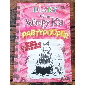 Diary of a Wimpy Kid Partypooper Book 20 Hardcover Jeff Kinney Greg Heffley